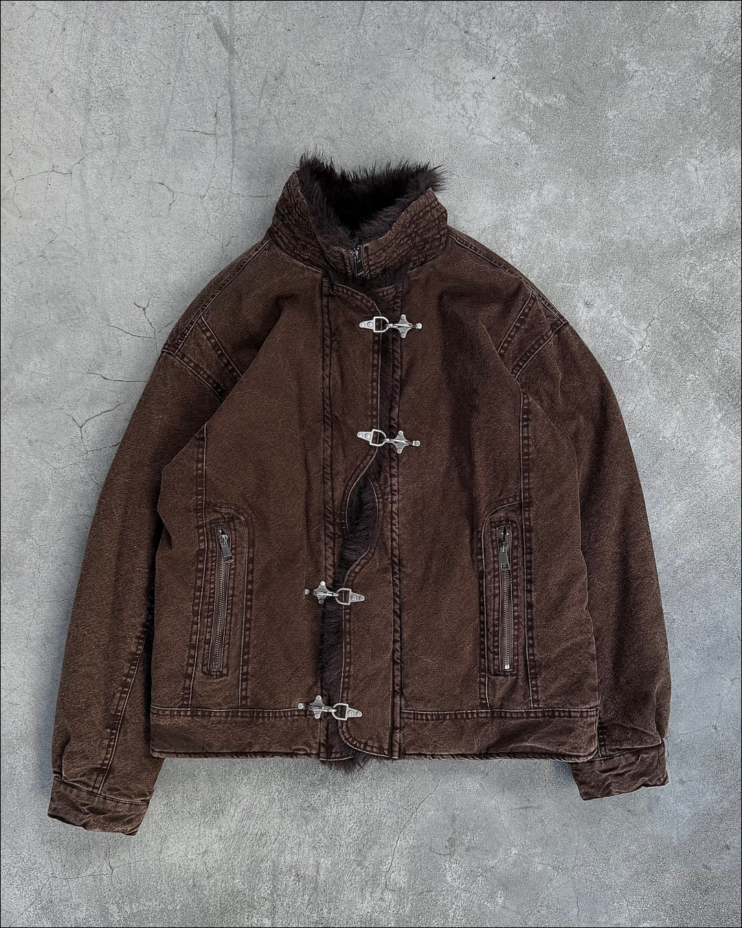 【即納】2wayファイヤーマンヴィンテージウォッシュキルティングジャケット TO1592