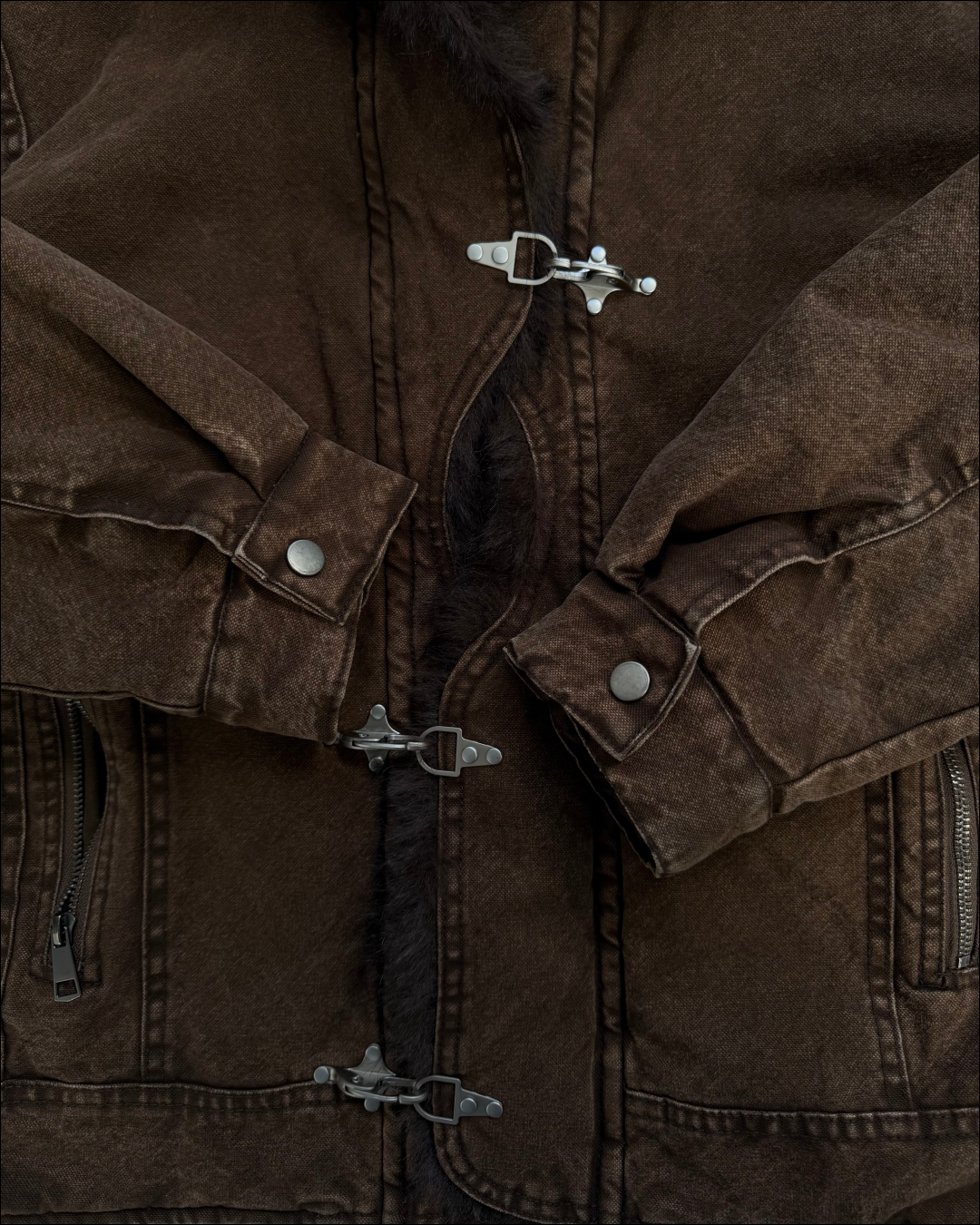 【即納】2wayファイヤーマンヴィンテージウォッシュキルティングジャケット TO1592