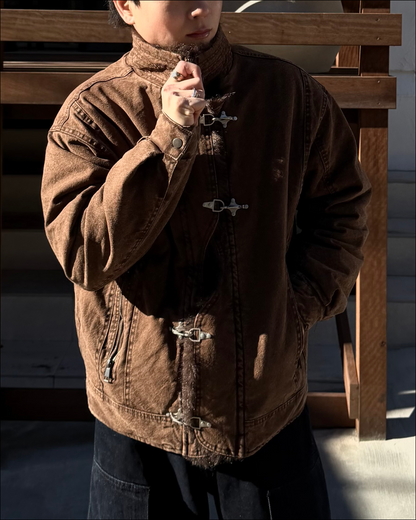 【即納】2wayファイヤーマンヴィンテージウォッシュキルティングジャケット TO1592