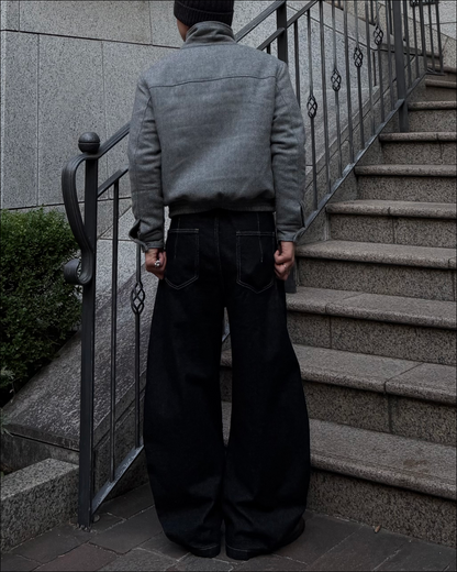 【即納】アシンメトリーファイヤーマンショートジャケット TO1596