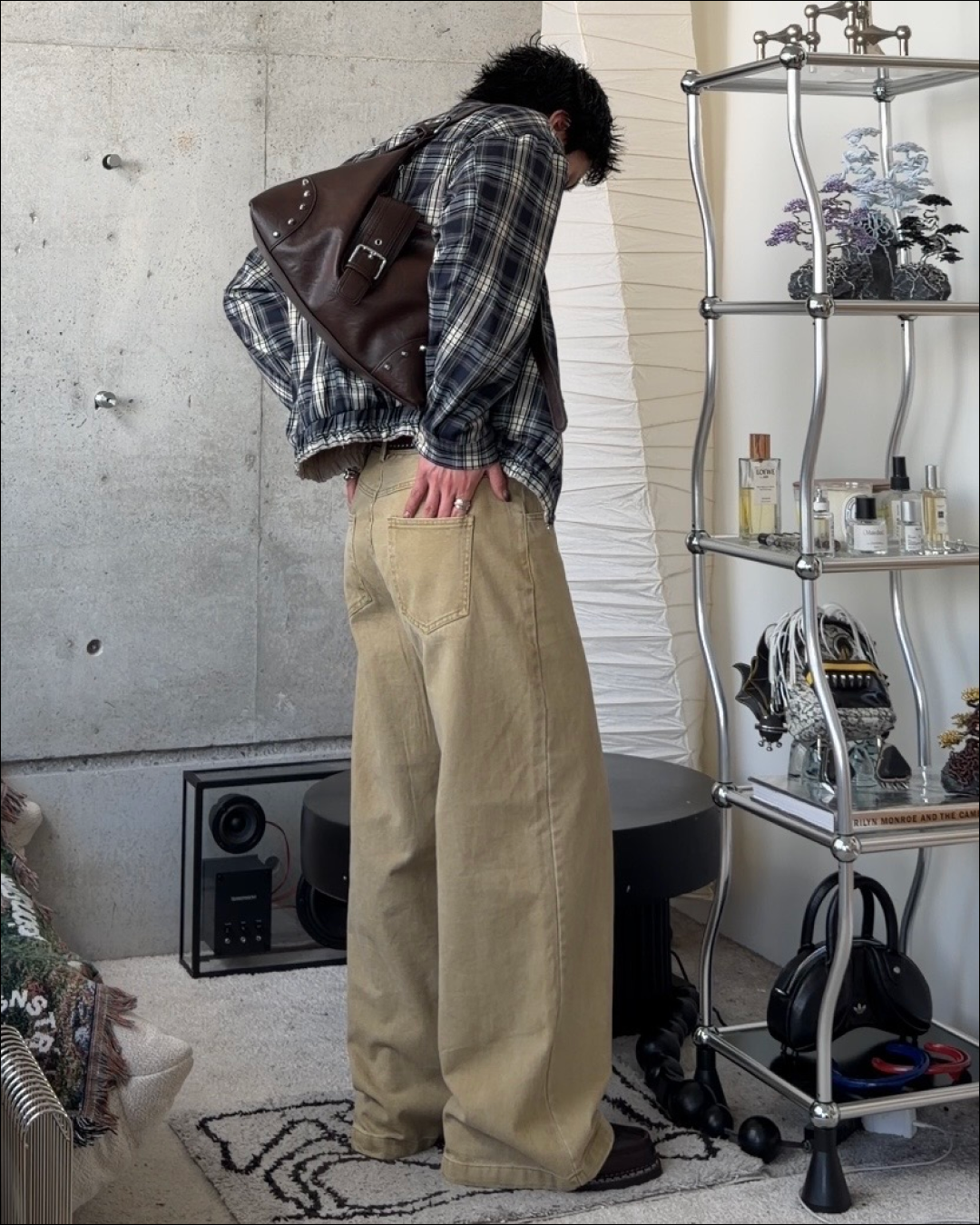 【即納】3wayデザインベルト付ウォッシュワイドデニム TO1616