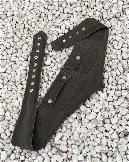 【即納】3wayデザインベルト付ウォッシュワイドデニム TO1616