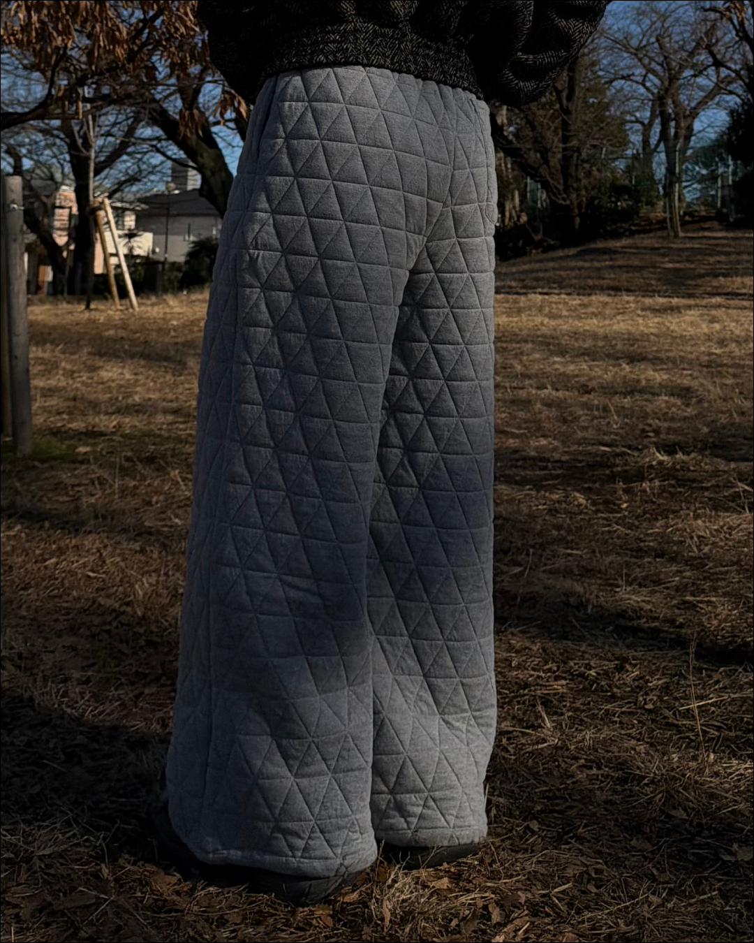 キルティングウィンタースウェットパンツ TO1634