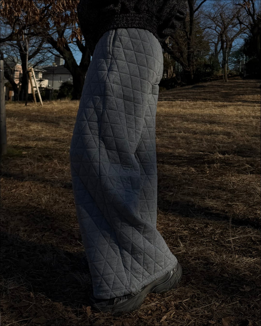 キルティングウィンタースウェットパンツ TO1634