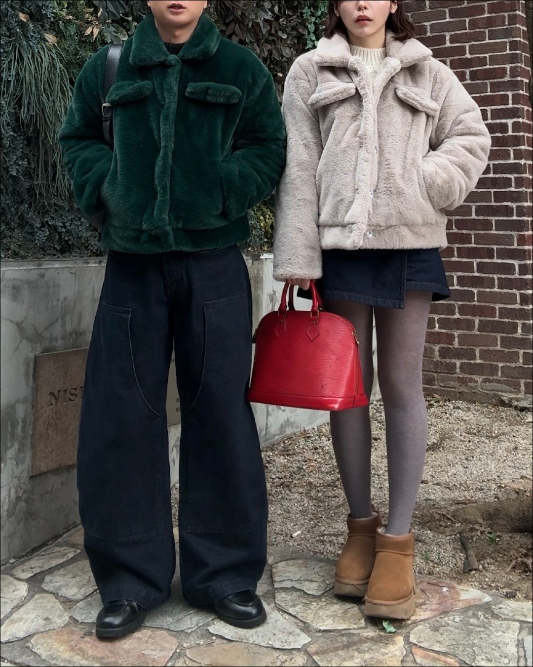 ユニセックスボリュームファーショートブルゾン TO1676