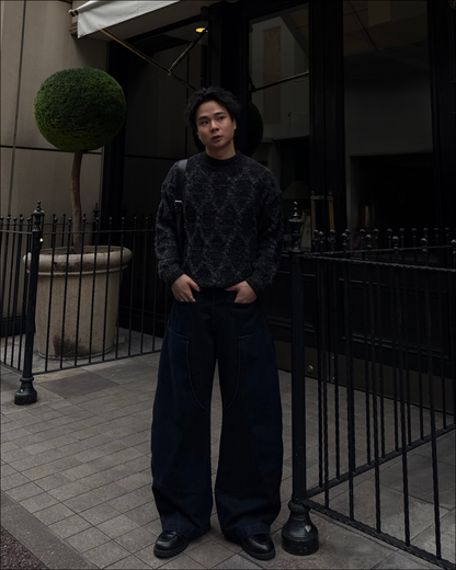 メランジケーブルヘビーショートニット TO1778