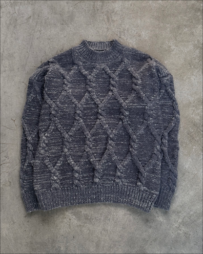 メランジケーブルヘビーショートニット TO1778