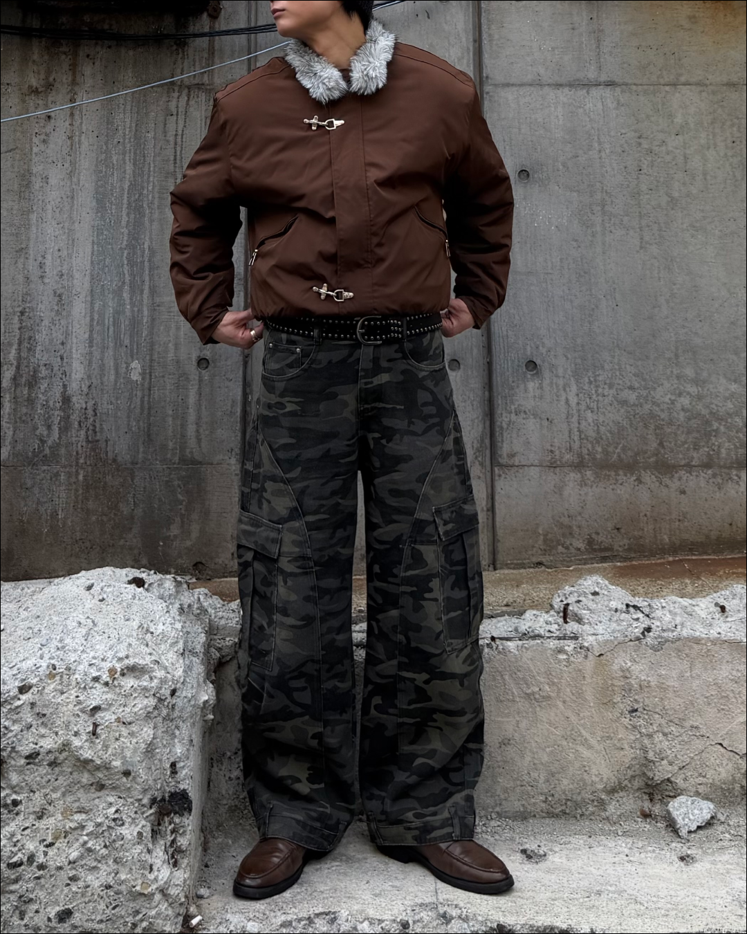 【即納】6ポケットシーズンレスカモフラパンツ TO1832