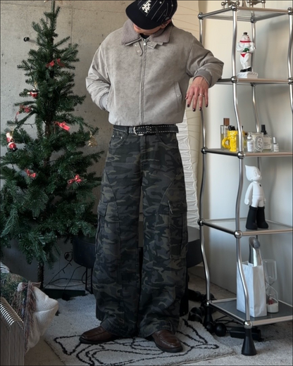 【即納】6ポケットシーズンレスカモフラパンツ TO1832