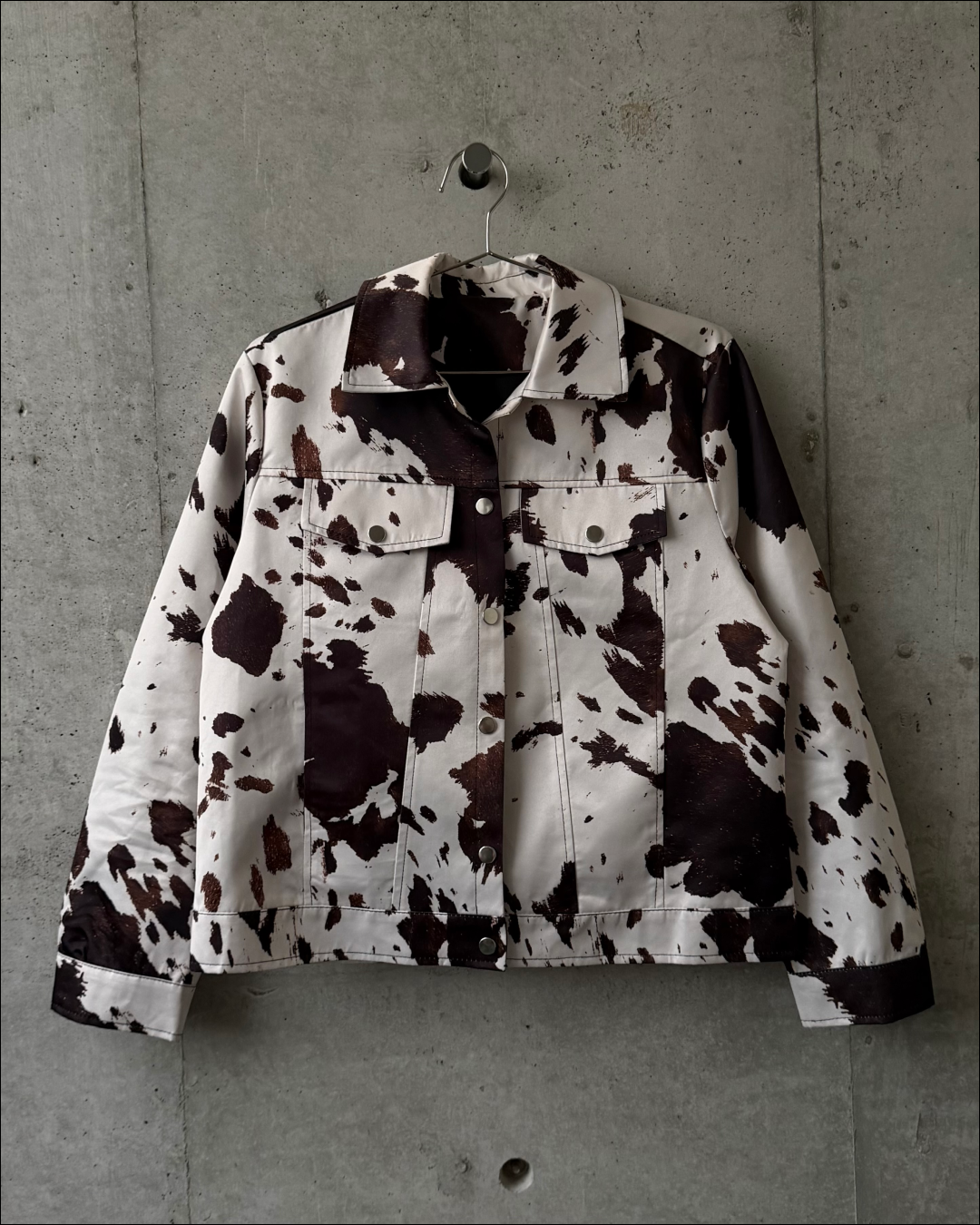 カウパターンショートシャツジャケット TO1848