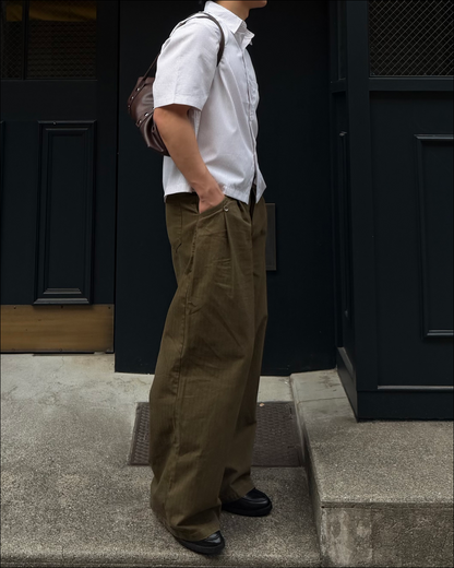 サマーストライプショートシャツ TO2002