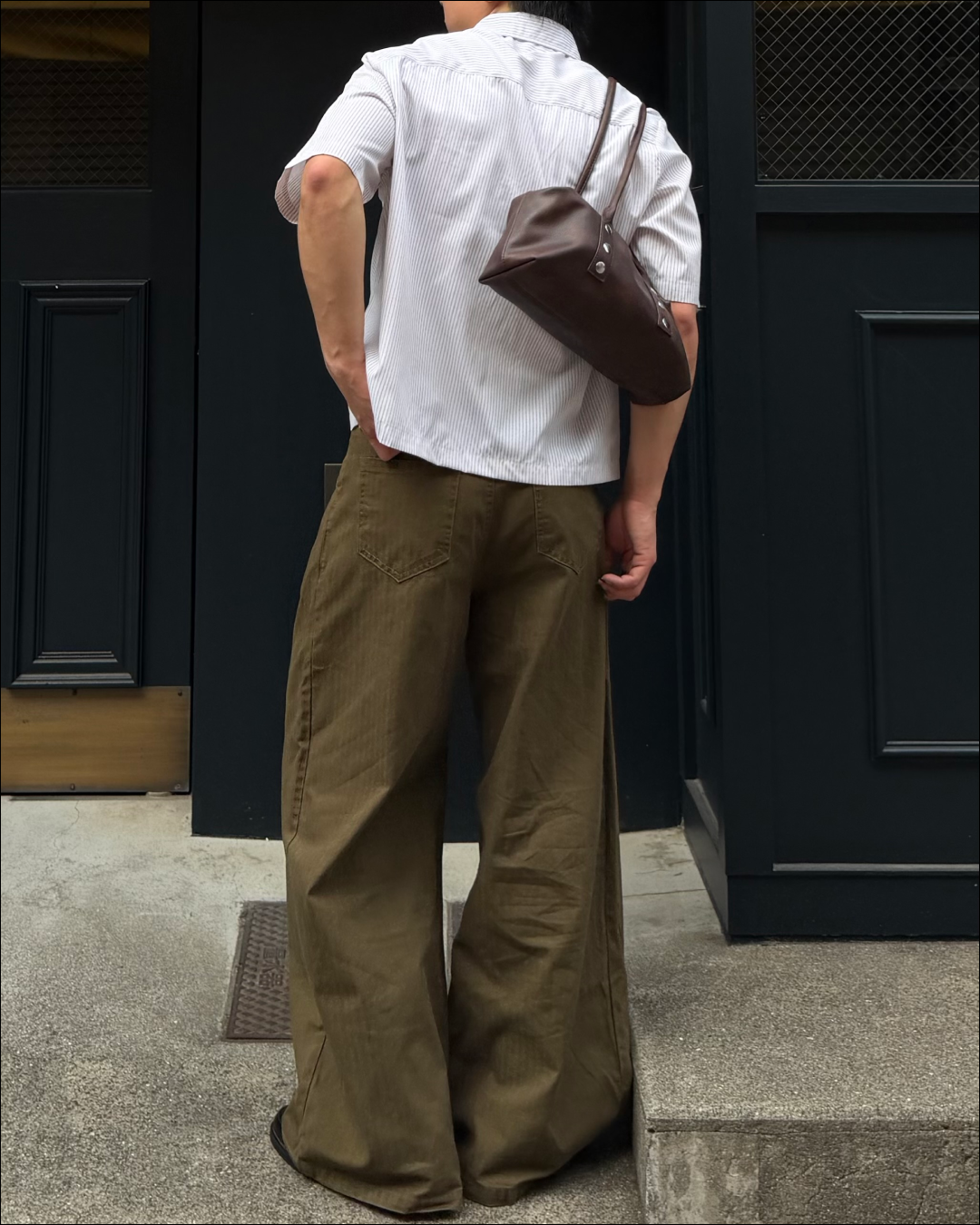 サマーストライプショートシャツ TO2002