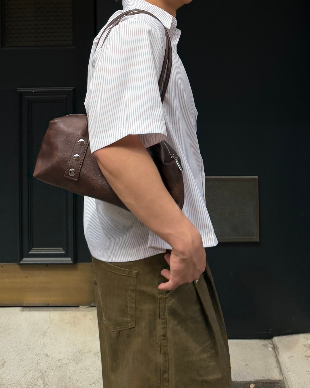 サマーストライプショートシャツ TO2002