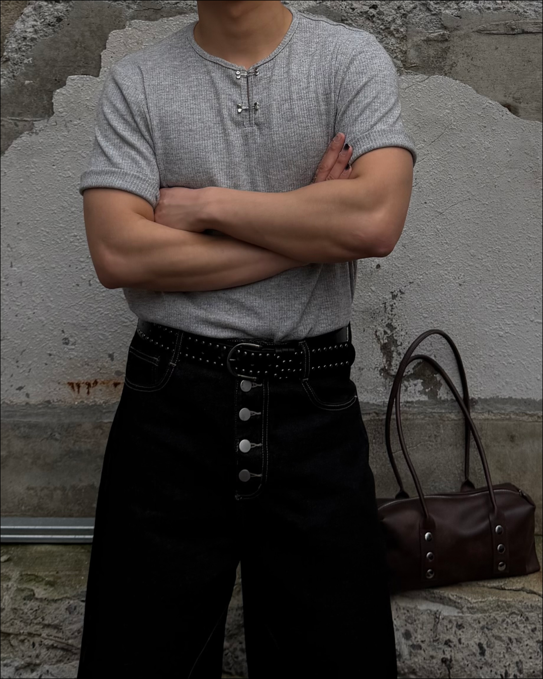 デザインフックリブニットT TO2007