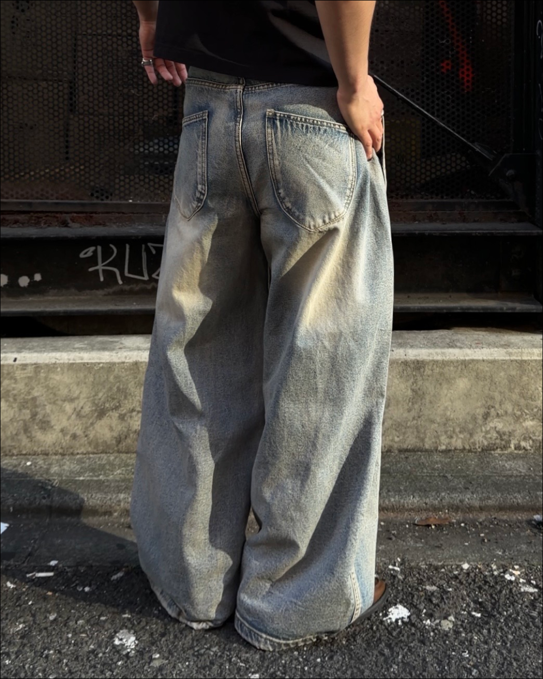 ヴィンテージウォッシュタックデニム TO2022