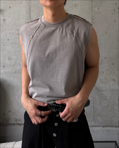 ウォッシュデザインノースリーブT TO2029