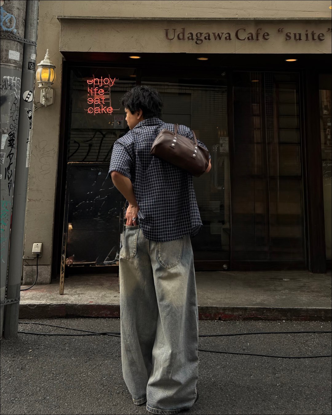 チェックシアサッカーシャツ TO2067