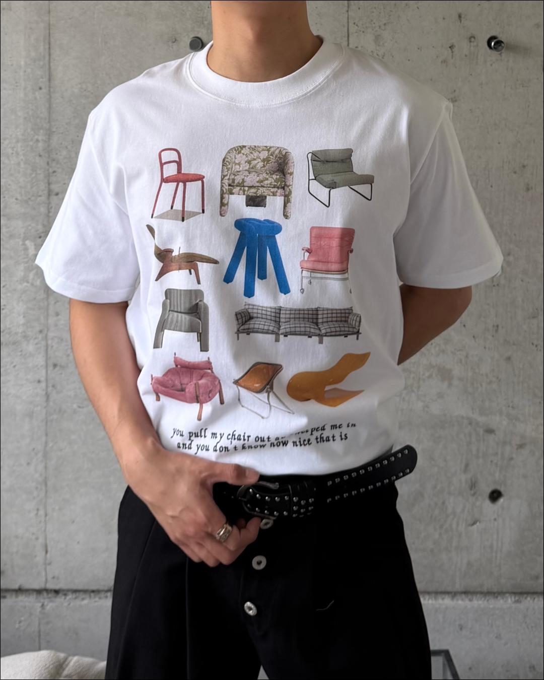 チェアープリントTシャツ TO2210
