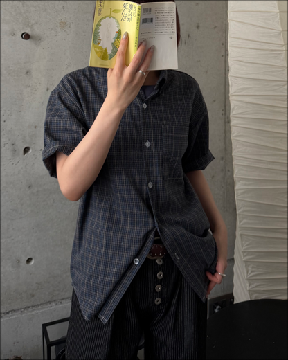 ユニセックスレトロチェックシャツ TO2286