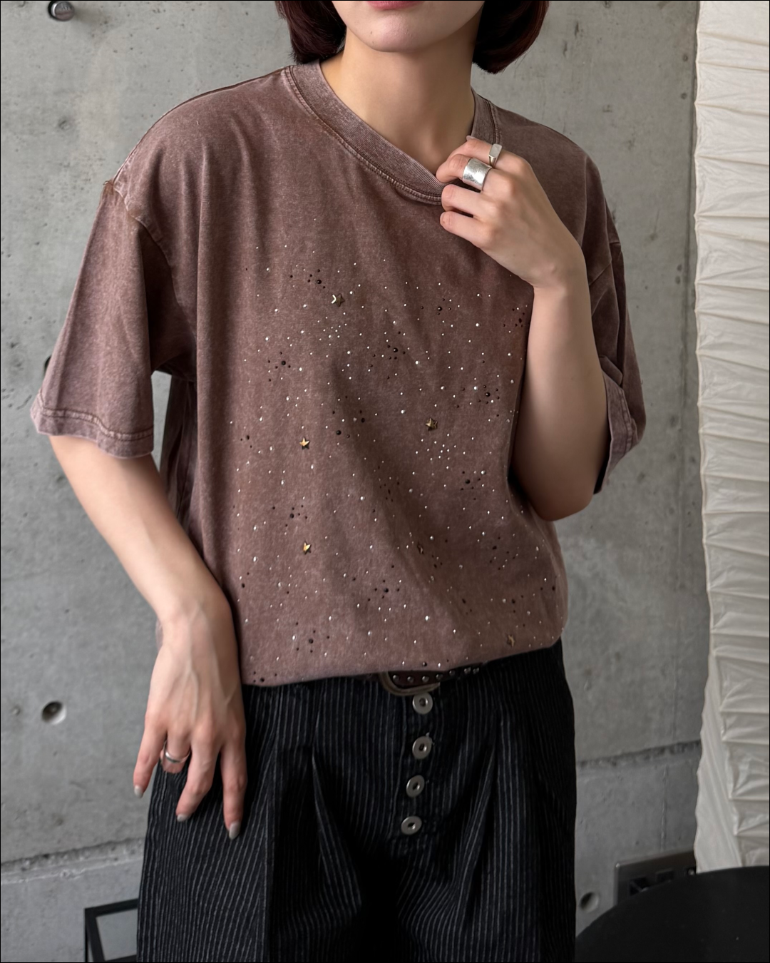 ユニセックスラメウォッシュT TO2310