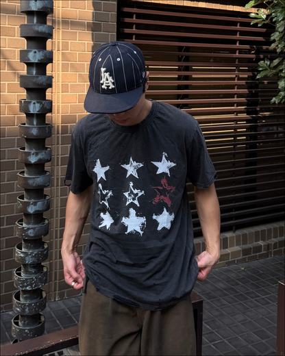 ダメージウォッシュスターTシャツ TO2539