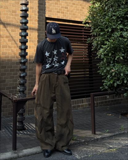 ダメージウォッシュスターTシャツ TO2539