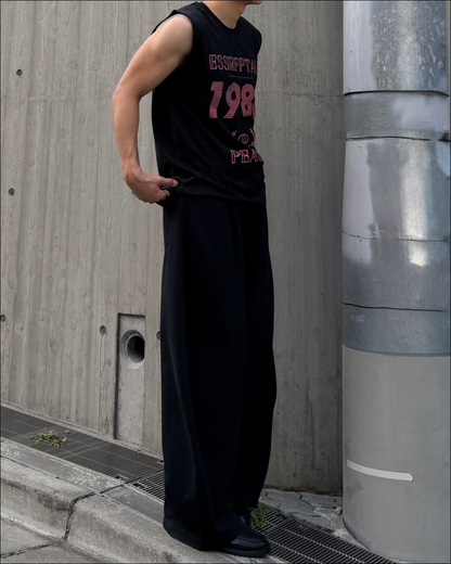 フェードプリントノースリーブTシャツ TO2547
