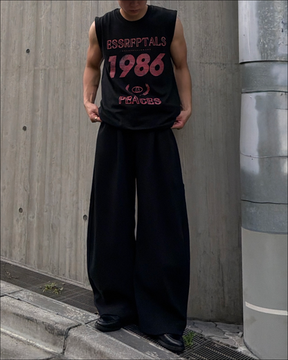 フェードプリントノースリーブTシャツ TO2547