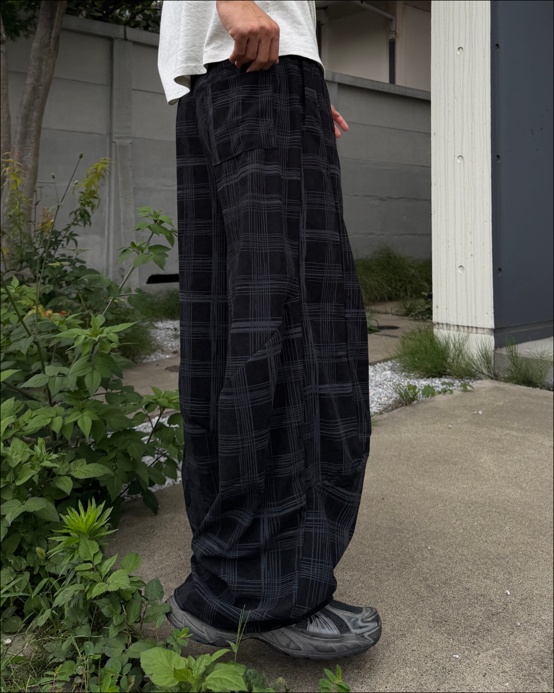 カジュアルチェックパンツ TO2577