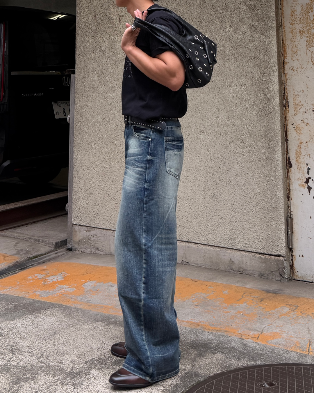 グランジフェードプリントTシャツ TO2623