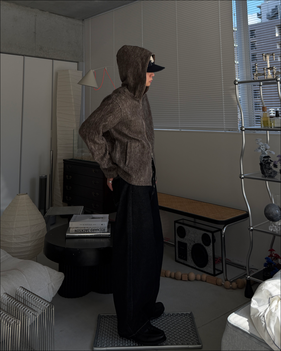 MIXシャギーショートパーカー TO2950