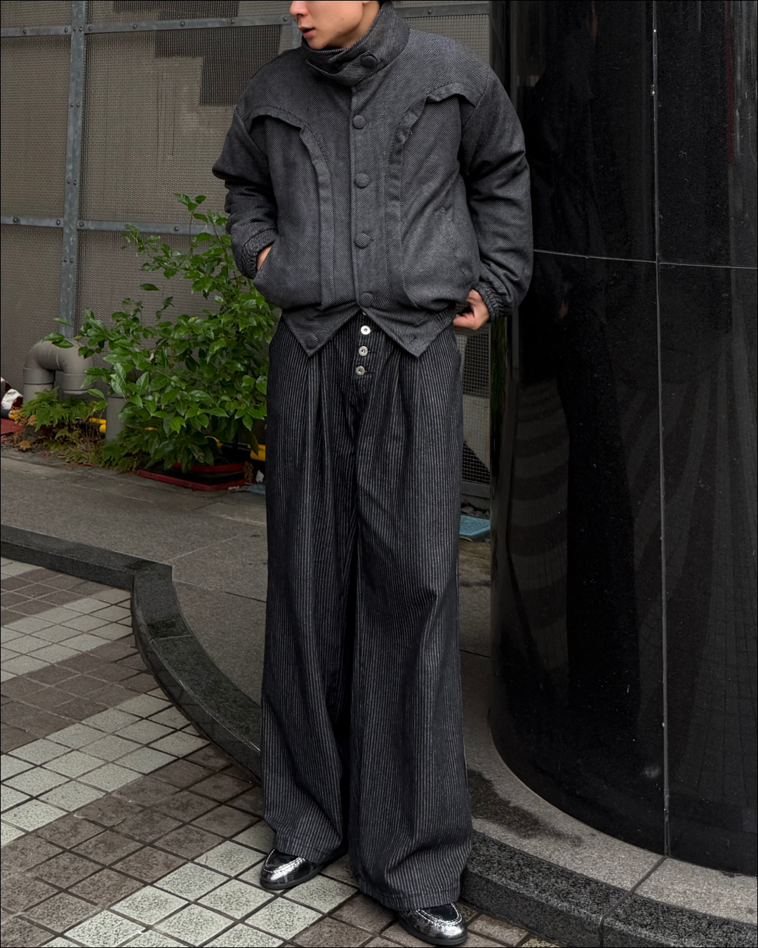 2wayウールライクスタンドネックブルゾン TO2986