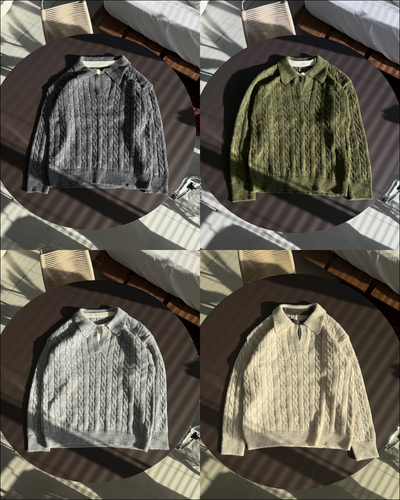 フェイクレイヤードショートニット TO3069