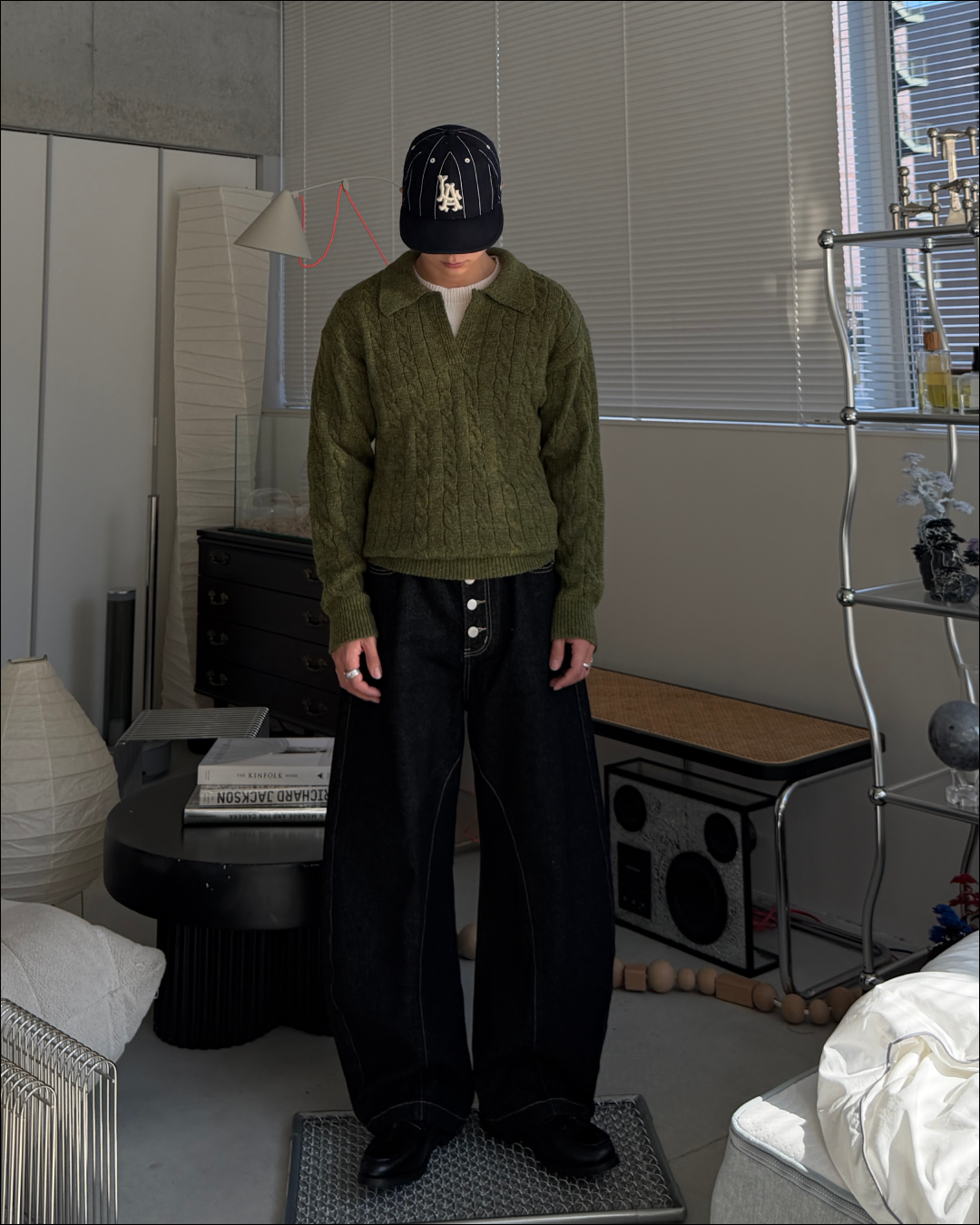 フェイクレイヤードショートニット TO3069