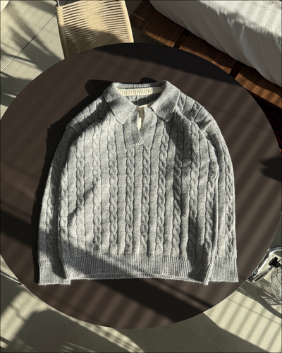フェイクレイヤードショートニット TO3069