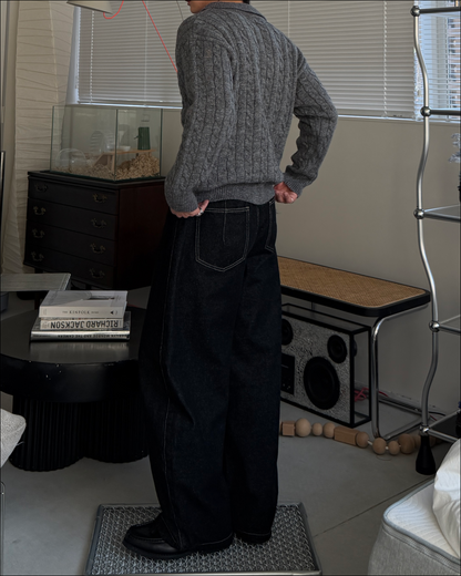 フェイクレイヤードショートニット TO3069