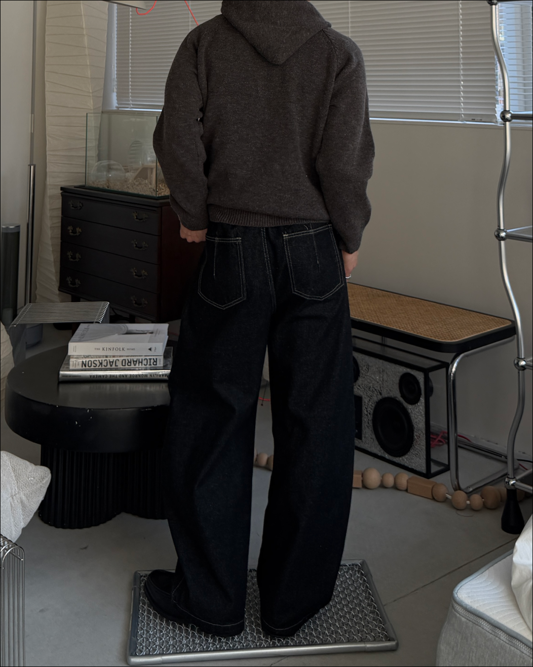 ショートフードニットカーディガン TO3172