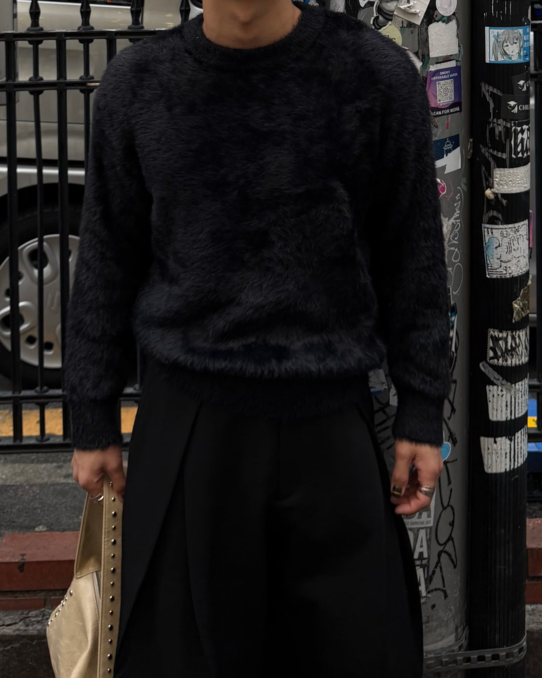 シャギーショートニット TO4000