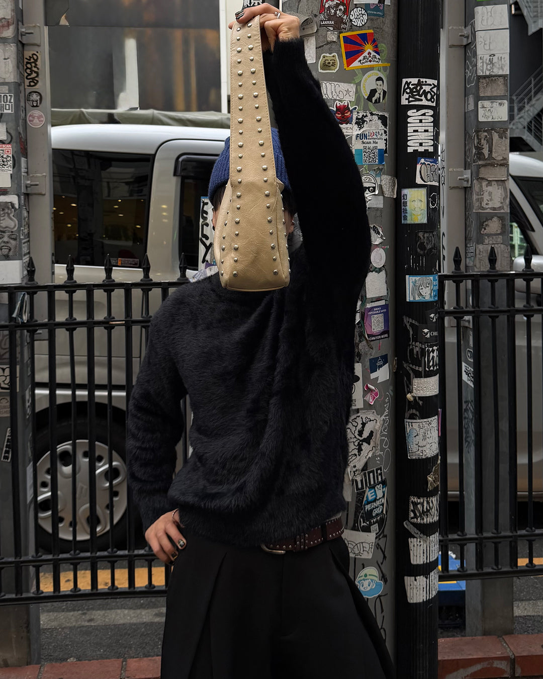 シャギーショートニット TO4000