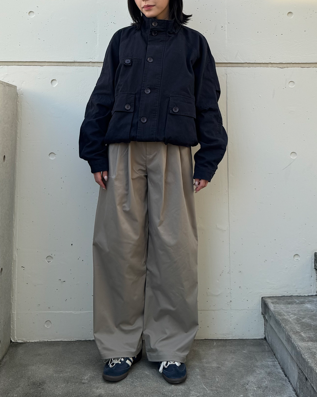 【即納】2タックコットンスラックス TO5015