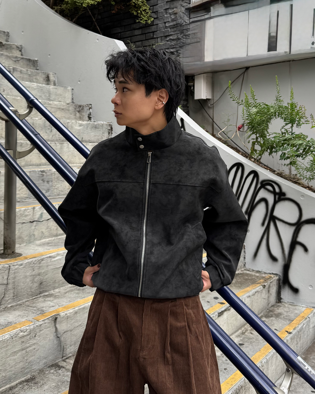 即納】PUレザースタンドネックブルゾン TO5007 – YOLO（ヨロ