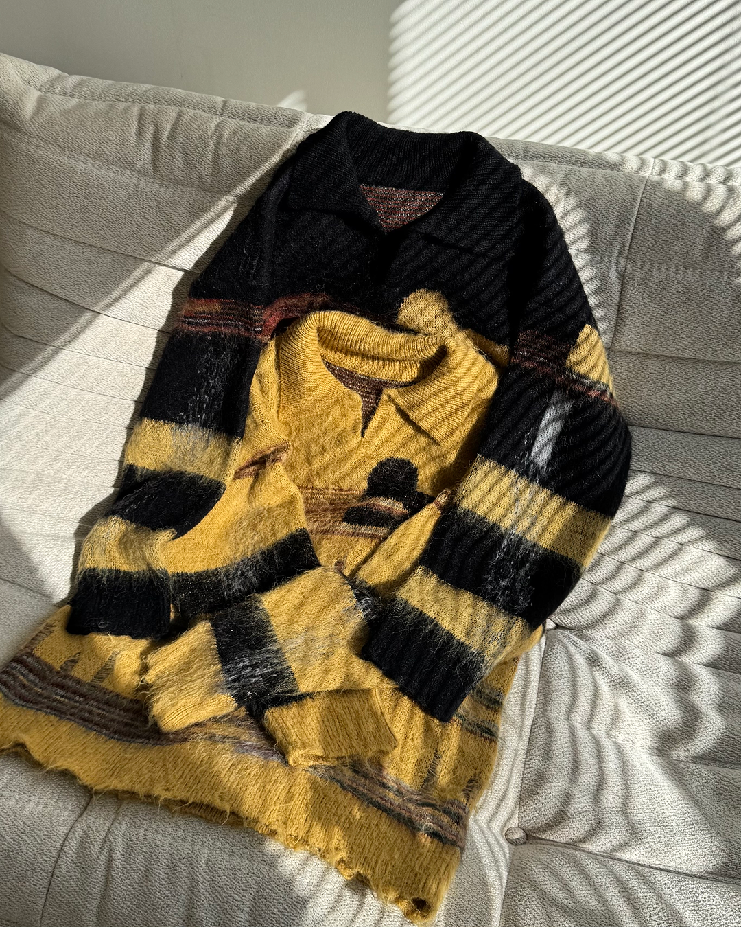 即納】ユニセックスデザインスキッパーシャギーニット TO5035 即納】ユニセックスデザインスキッパーシャギーニット TO5035