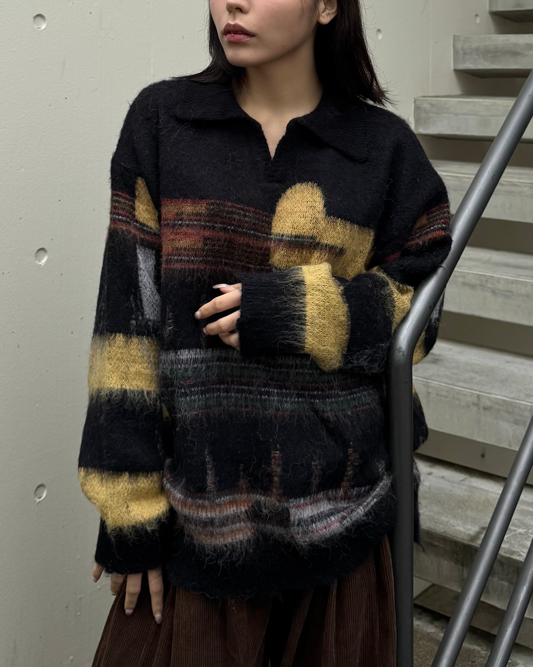 即納】ユニセックスデザインスキッパーシャギーニット TO5035 – YOLO