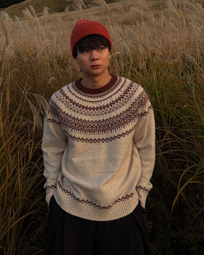 【即納】ユニセックスノルディックニット
TO5040