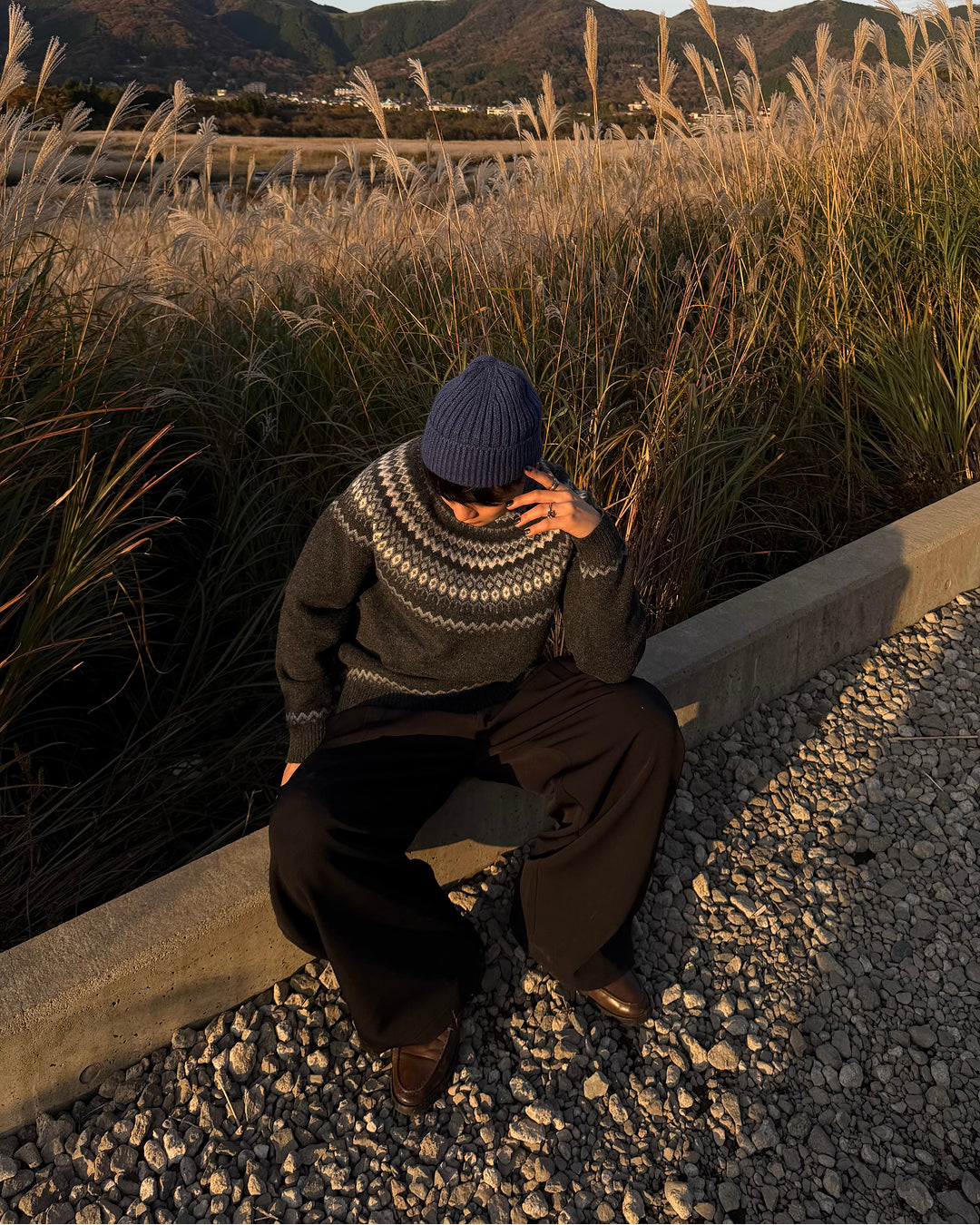 【即納】ユニセックスノルディックニット
TO5040