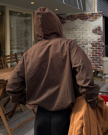 【即納】Wコードフードシャツ TO5049