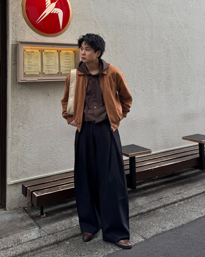 【即納】Wコードフードシャツ TO5049