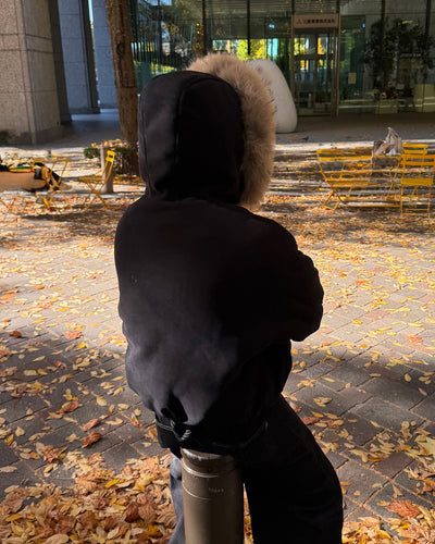 【即納】ファーパテッドウィンタージャケット
 TO5059