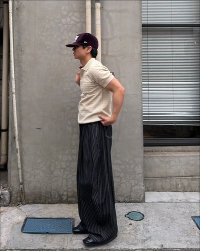 【即納】クロスタックストライプカーブデニム TO5061