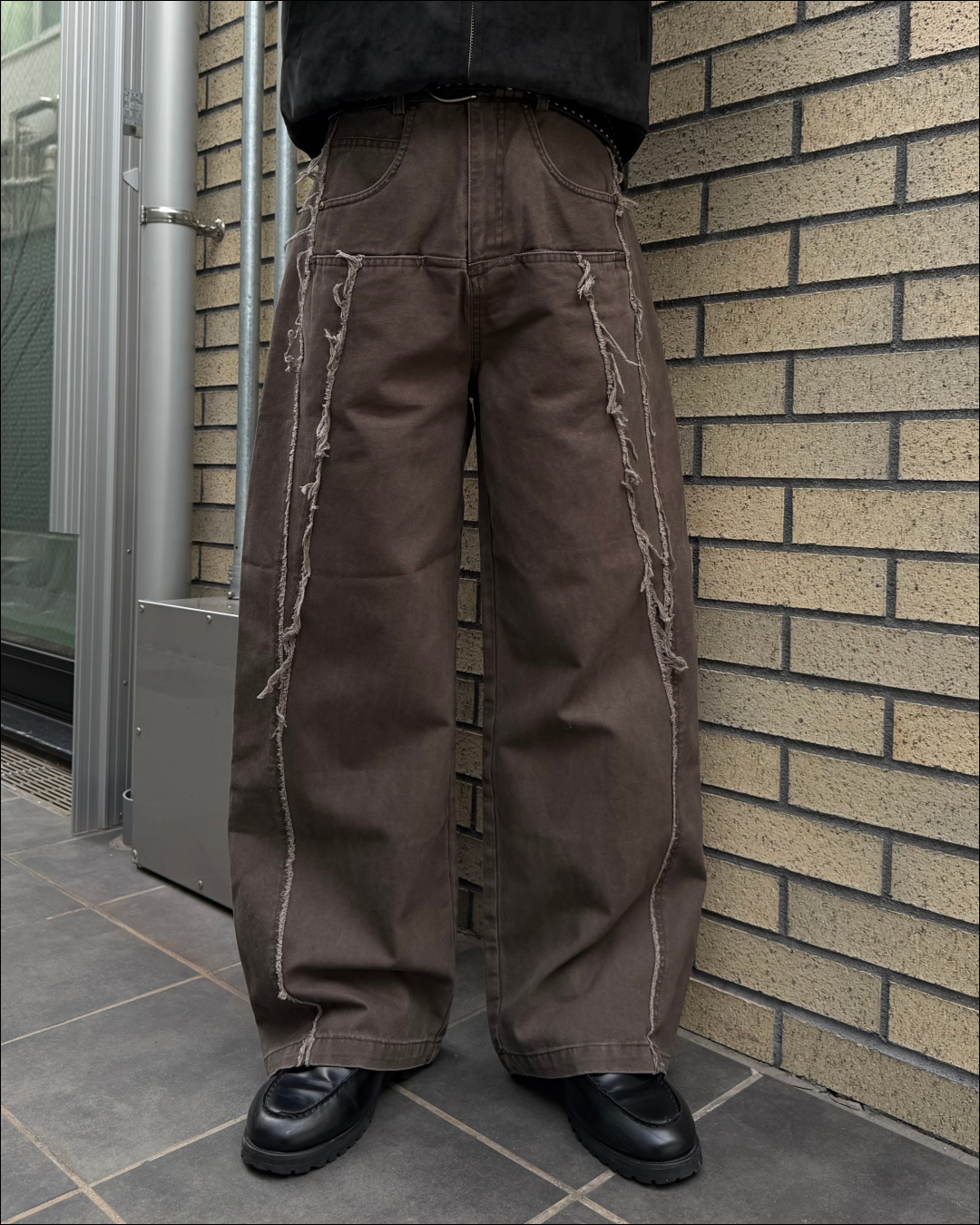 【即納】6ポケットフリンジデニムパンツ TO5065